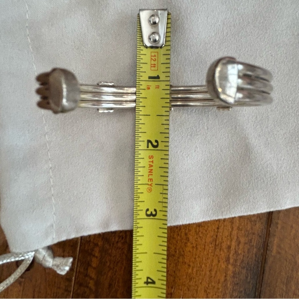 Vintage Women’s 950 Silver Cuff Bracelet - Picture 11 of 11